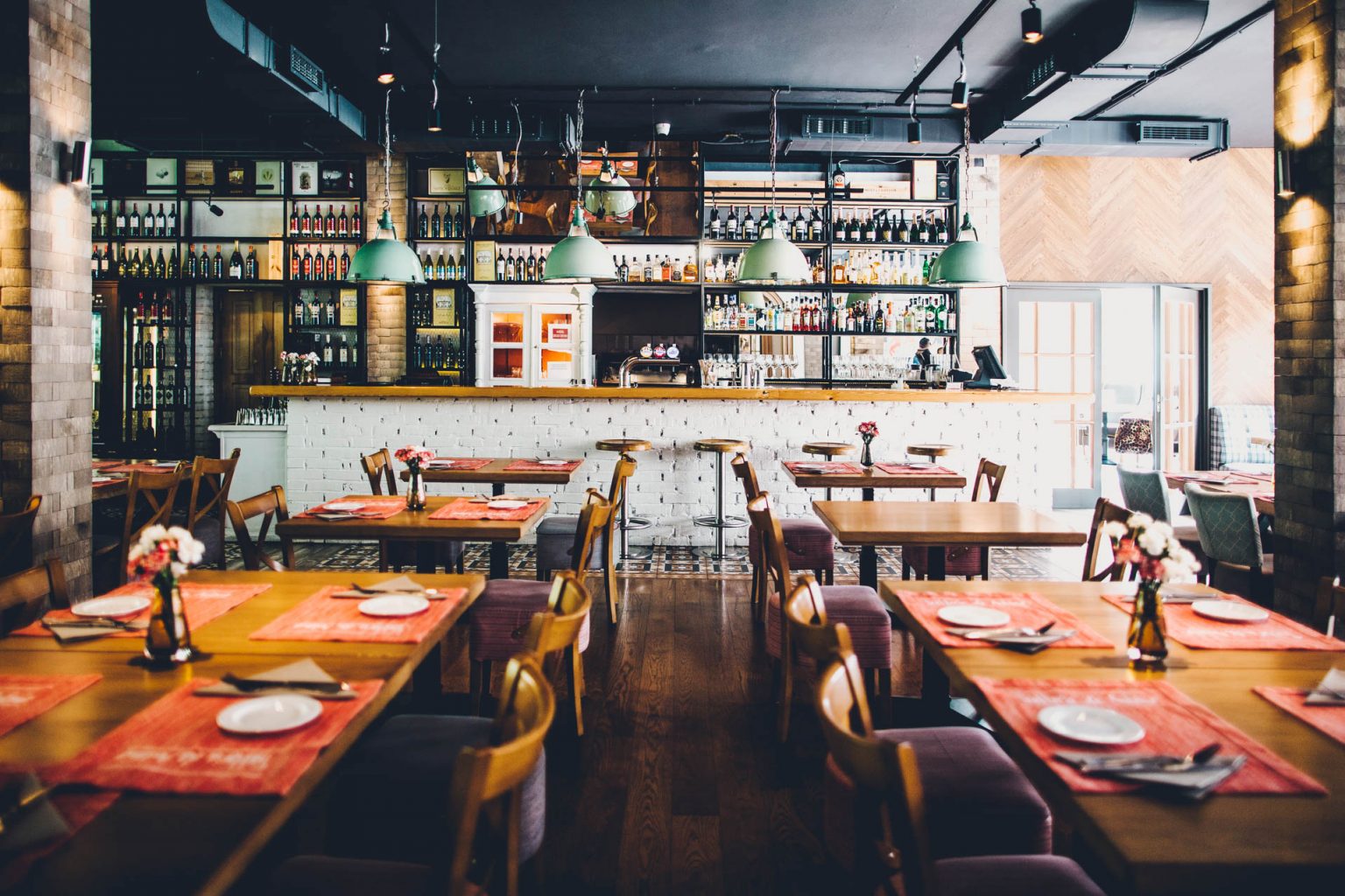 Wnętrze restauracji przy ul. Żurawia 18